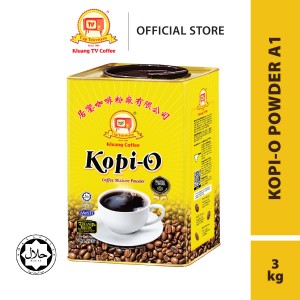 Kluang TV Coffee Kopi O Powder Grade A1 (3kg x 1 tin)